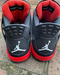 Image result for Jordan 4S Red and White