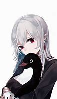Image result for White Hair with Black Highlights Anime