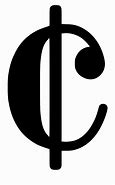 Image result for 1 Cent Symbol
