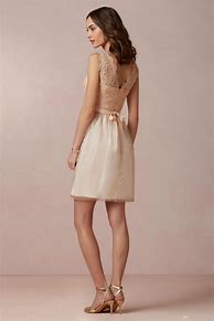 Image result for Weddings Short Champagne Bridesmaid Dresses