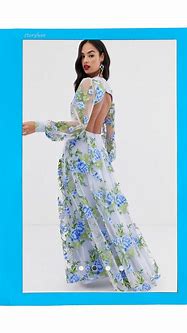 Image result for ASOS Edition Embroidered Maxi Dress