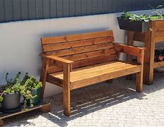 Image result for Simple Outdoor Bench
