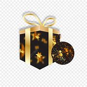 Image result for Golden Present Box with Stars