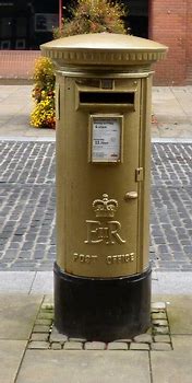 Image result for Gold Post Box
