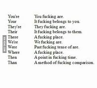 Image result for Your Welcome Grammar Meme