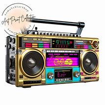 Image result for 80s Boombox