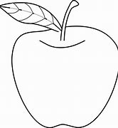 Image result for Line Drawing of Apple