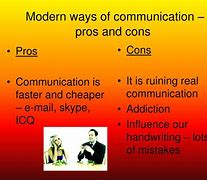 Image result for Communication Technology Pros and Cons