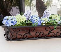 Image result for Black Iron Window Boxes