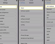 Image result for Mac Address On iPhone
