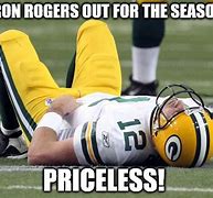 Image result for Aaron Rodgers Sack Meme