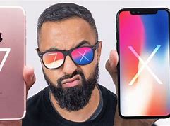 Image result for iPhone X vs iPhone 7