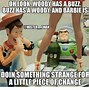 Image result for CREEPY WOODY Toy Story Meme