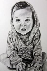 Image result for Baby Boy Pencil Drawing