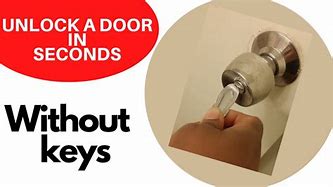 Image result for Unlocking Doors without Keys