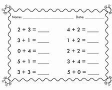 Image result for Preschool Math Worksheets Printable