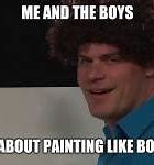 Image result for Deadpool Bob Ross Meme