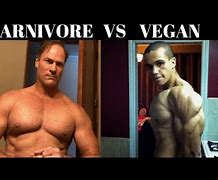 Image result for Vegan vs Carnivore Body