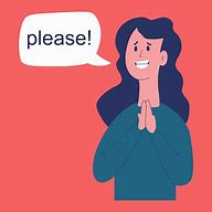 Image result for Cartoon Saying Please