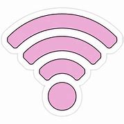 Image result for Pink Wifi Symbol