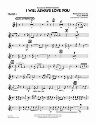 Image result for I Will Always Love You Trumpet Sheet Music