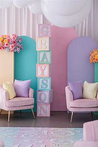 Image result for Pastel Rainbow Baby Shower Ideas