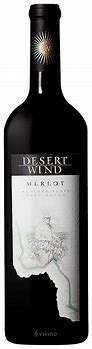 Image result for Desert Wind Merlot Spencer's Choice