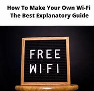 Image result for How to Create Your Own Wi-Fi