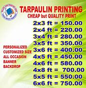Image result for Tarpaulin Sizes