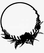 Image result for Floral Circle Silhouette