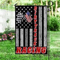 Image result for Dirt Track Racing American Flag