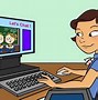Image result for Person On Computer Clip Art