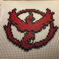 Image result for Pokemon Symbols Hama Beads