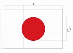 Image result for Dimensions of Japan Flag