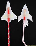 Image result for Paper Straw Rocket