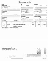 Image result for Commercial Invoice Form Free