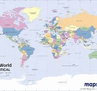 Image result for Map of the World in 1960