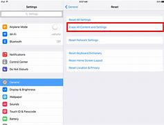 Image result for Reset Factory Settings iPad