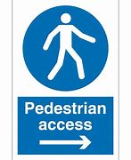 Image result for Access Route Sign