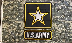 Image result for U.S. Army Logo with American Flag