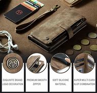 Image result for Men's Leather iPhone Case with Card Holder