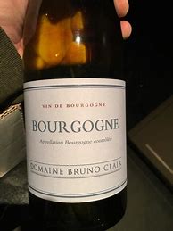 Image result for Bruno Clair Bourgogne Blanc