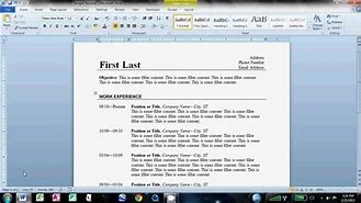 Image result for How to Create a Resume in Microsoft Word