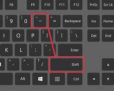 Image result for Underscore Button On Keyboard