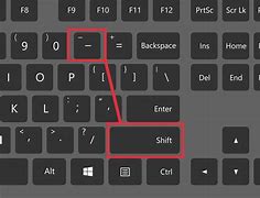 Image result for Underscore On Keyboard When Typing