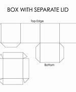 Image result for Small Square Gift Box Template