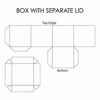 Image result for Square Favor Box Template