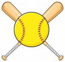 Image result for Softball and Bat Clip Art