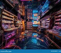 Image result for Futuristic Book Store