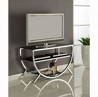 Image result for Chrome TV Stand